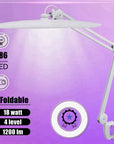 386 LED Adjustable Clamp Lamp – 18W Dimmable Professional Nail & Lash Salon Light