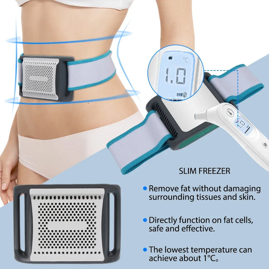 CryoSlim Pro – Cryotherapy Fat Freezing Machine | Cold Therapy Anti-Cellulite Massager for Abdominal & Full Body Slimming