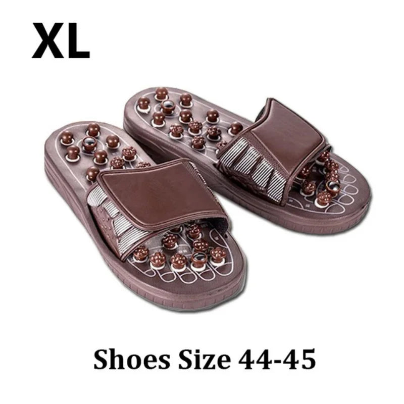 THEIA AcuRelax Reflexology Foot Massage Slippers – Acupressure Wellness Recovery Sandals