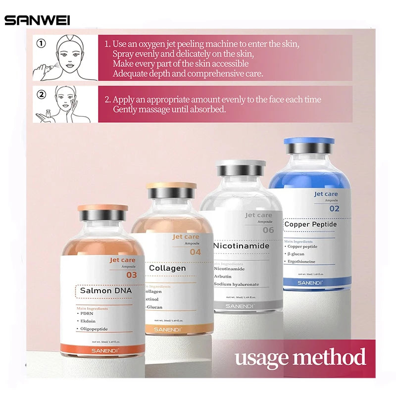 THEIA Professional Skin Booster Serum Collection – Salmon PDRN, Copper Peptide, Vitamin C, Hyaluronic Acid & Glutathione Facial Treatments