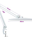 386 LED Adjustable Clamp Lamp – 18W Dimmable Professional Nail & Lash Salon Light