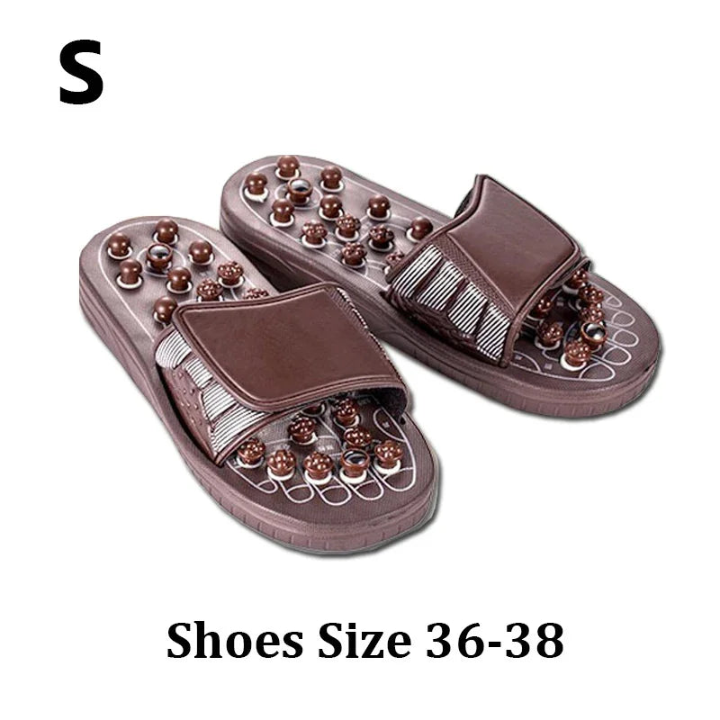 THEIA AcuRelax Reflexology Foot Massage Slippers – Acupressure Wellness Recovery Sandals