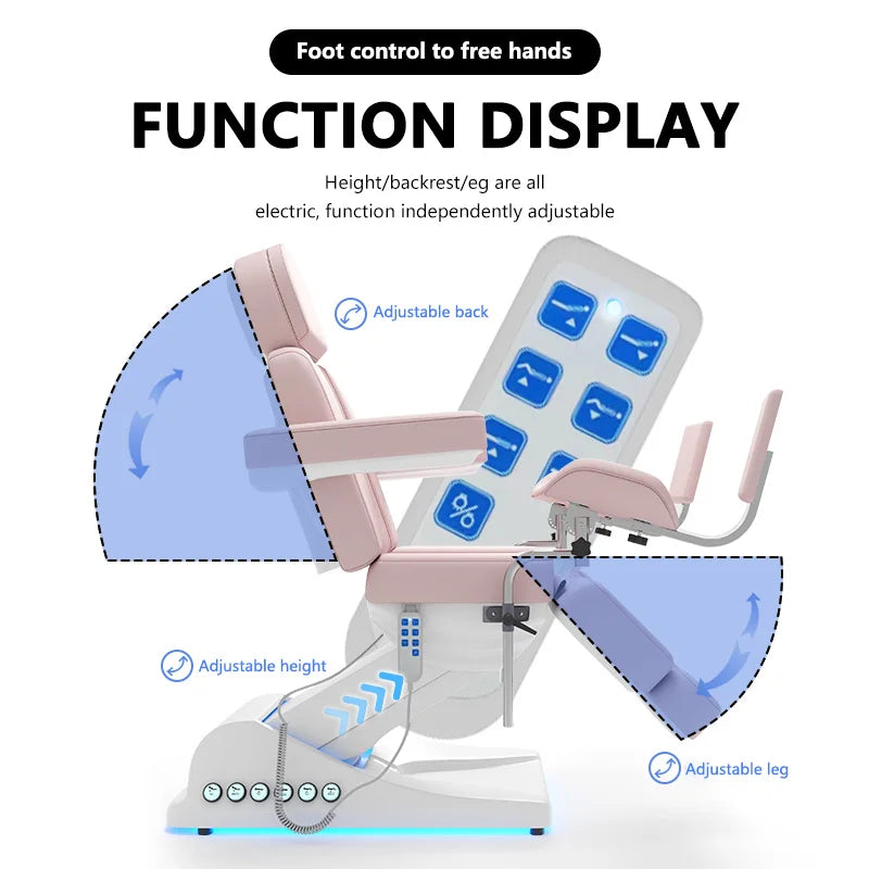 3-Motor Electric Adjustable Treatment Chair