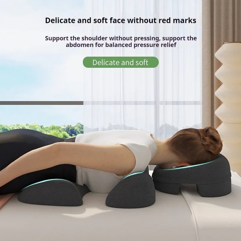 THEIA Massage Face & Chest Pillow Cushion – Ergonomic Support for Spa, Salon & Relaxation Use