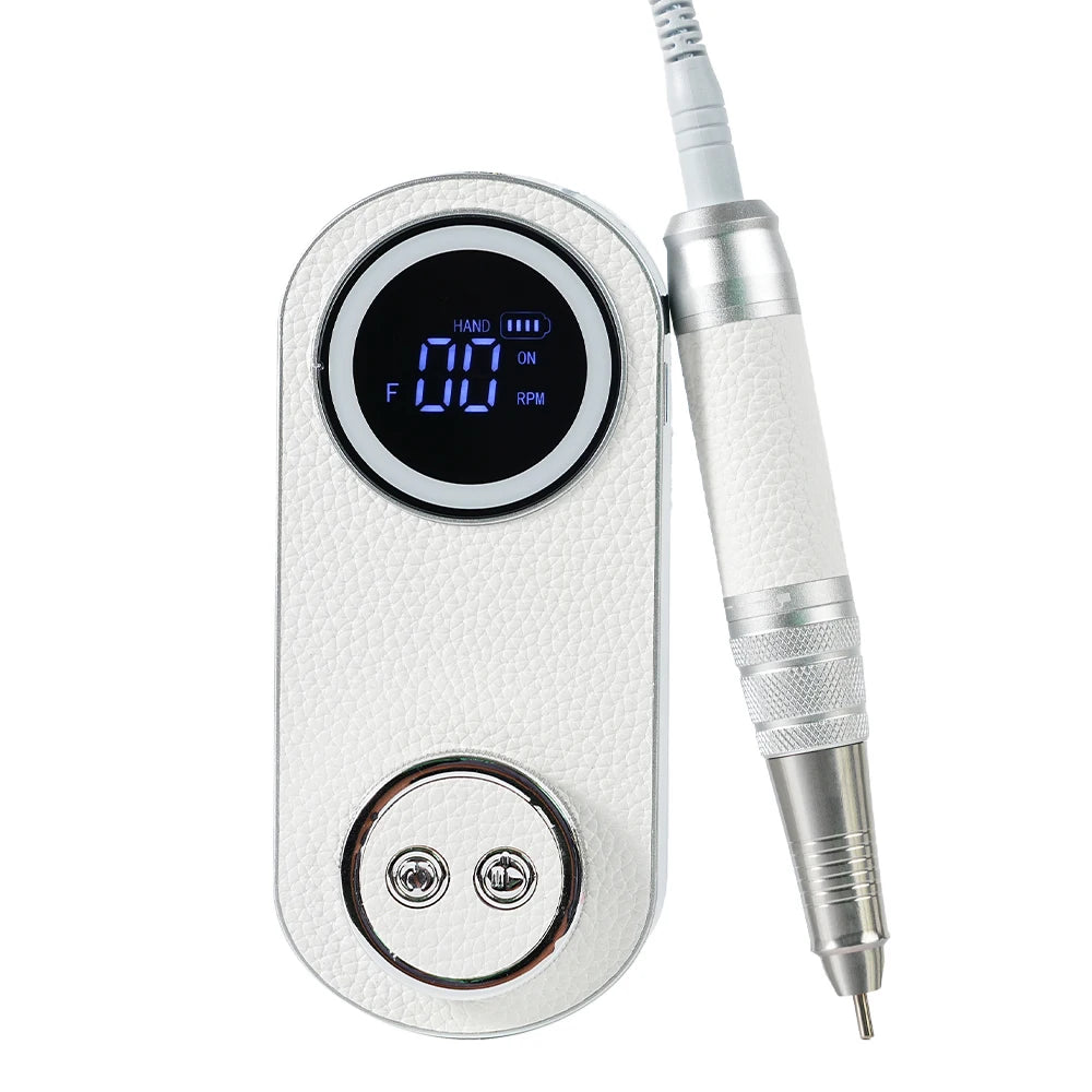 Cordless Electric Nail Drill Machine – 40,000 RPM, 25W Rechargeable Manicure & Pedicure Tool