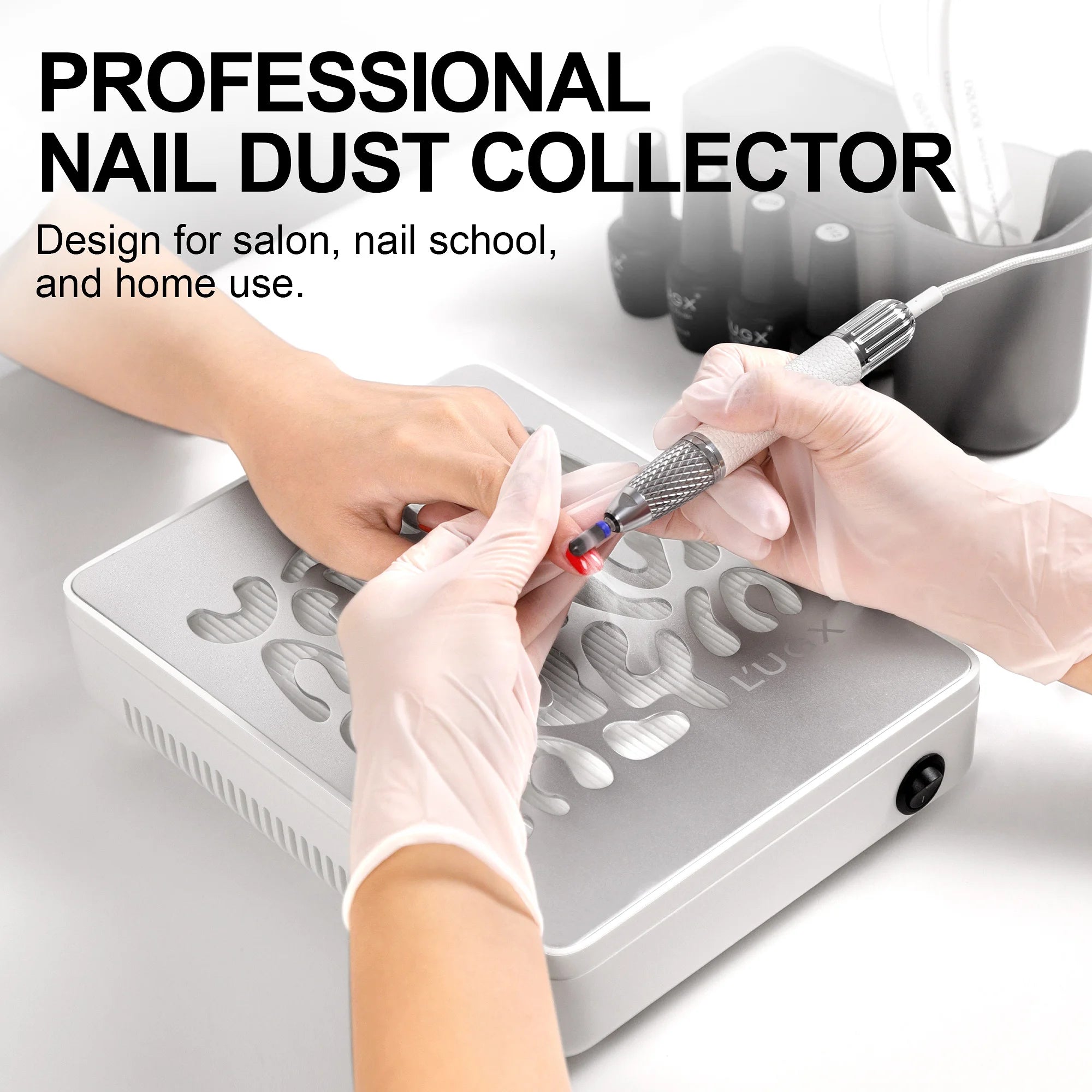 Professional Brushless Nail Dust Collector – 20W High Suction Manicure Vacuum
