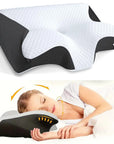 Theia Ergonomic Butterfly Memory Foam Pillow: Ultimate Comfort & Cervical Support