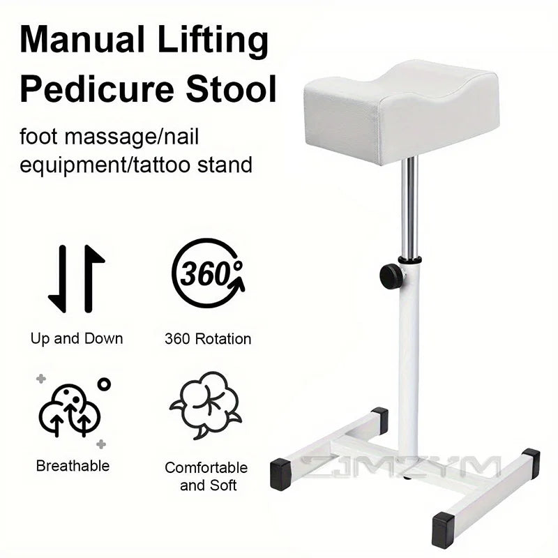 Adjustable Pedicure Footrest – Professional Manicure & Salon Foot Support Stand