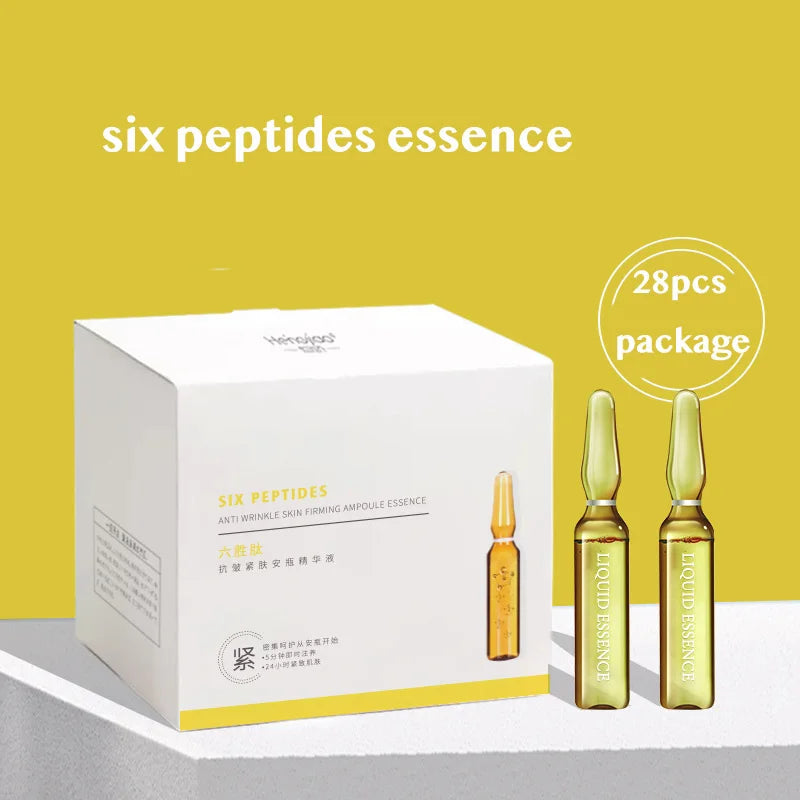 Professional Skin Booster Ampoule Collection – Hyaluronic Acid, Six Peptides & Fullerene Facial Treatment Set (28 Bottles)