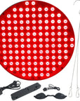 THEIA HaloLuxRed Professional Red Light Therapy Lamp – 660nm & 850nm Near Infrared LED Panel with Adjustable Stand