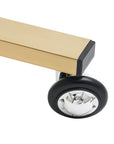 2-Tier Rolling Salon Trolley – Stainless Steel Beauty Cart with Wheels