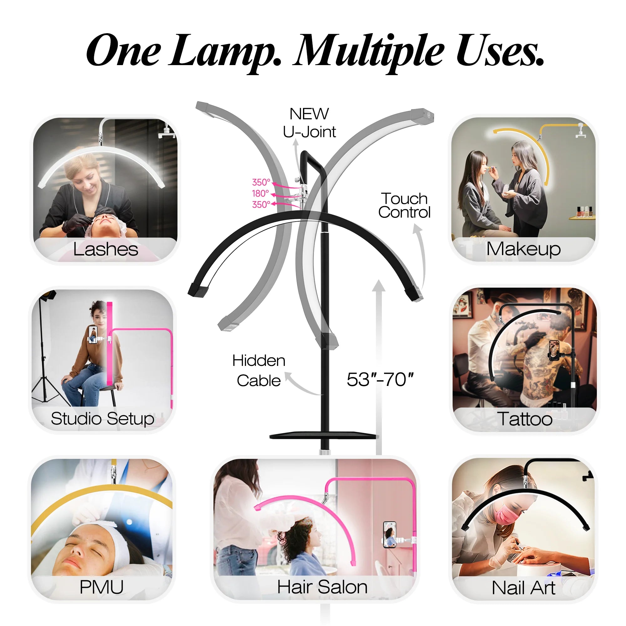Moon LED Eyelash Extension Lamp