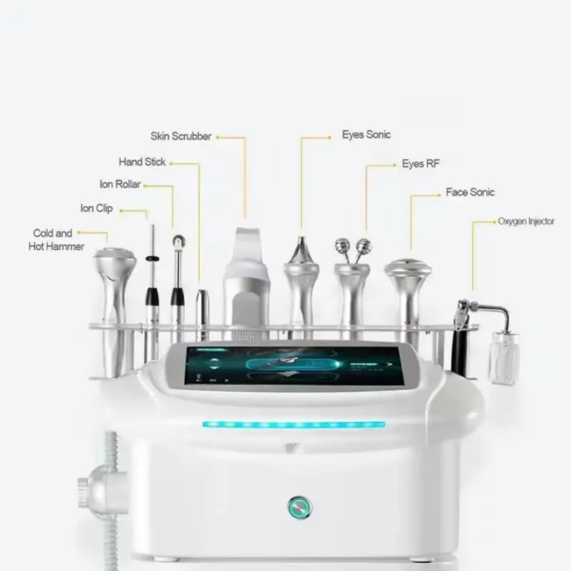 THEIA Korean HYCYNIS 9-in-1 Hydra Water Facial Machine | Ultrasonic Face Lifting & Anti-Aging Spa Equipment