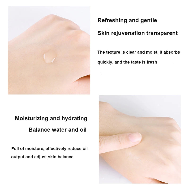 Hyaluronic Acid Facial Essence Serum – Intensive Hydration, Niacinamide & Vitamin C Skin Brightening Formula (150ml / 300ml / 500ml)