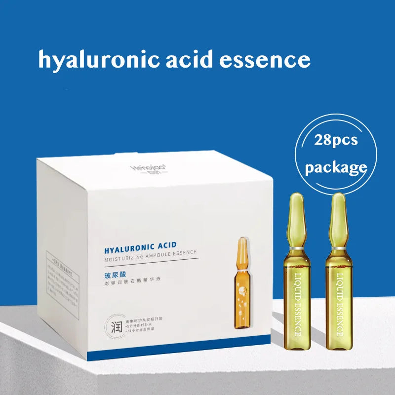 Professional Skin Booster Ampoule Collection – Hyaluronic Acid, Six Peptides & Fullerene Facial Treatment Set (28 Bottles)