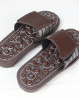 THEIA AcuRelax Reflexology Foot Massage Slippers – Acupressure Wellness Recovery Sandals