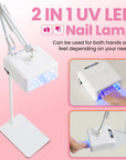 UV LED Nail Lamp – Professional Foot Pedicure Gel Curing Light