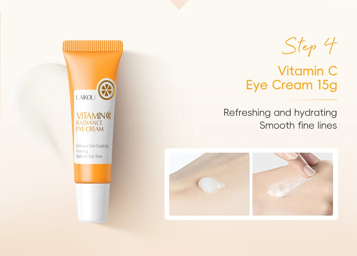 Vitamin C Skincare Set – 5-Piece Daily Facial Care Collection