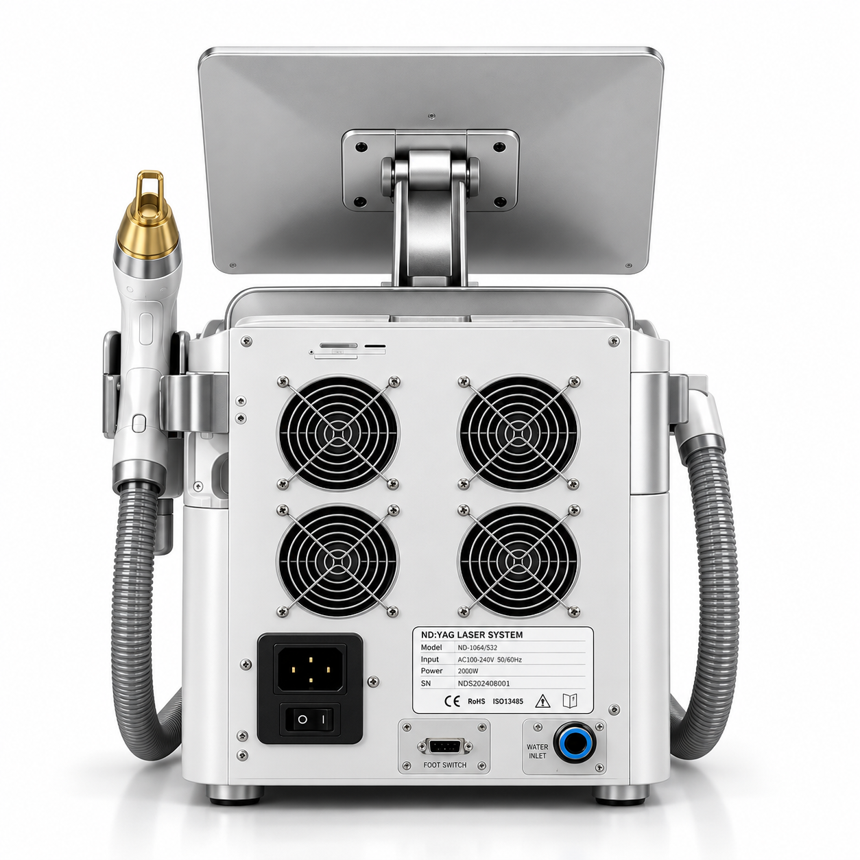 Professional Nd:YAG Laser Tattoo Removal Machine