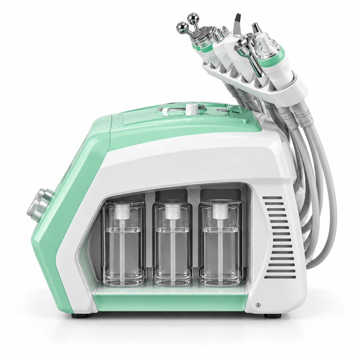 3D 8-in-1 Hydro Dermabrasion Facial Machine with Plasma, RF & Ultrasonic Therapy