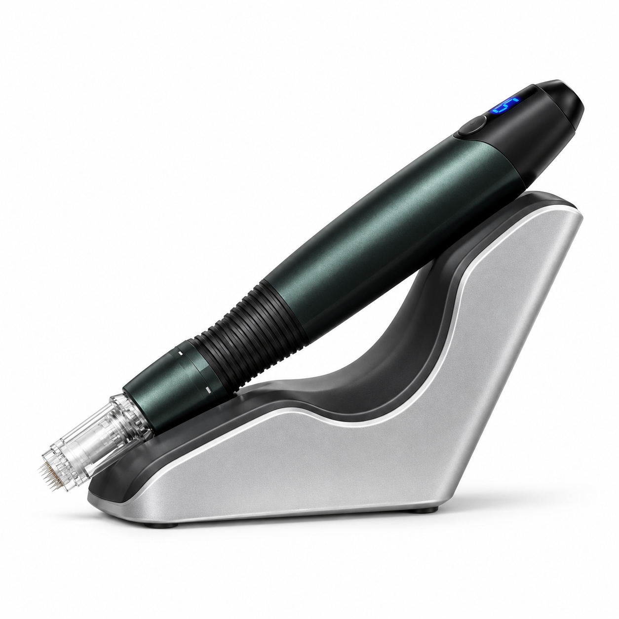 Dr. Pen A20 Professional Wireless Microneedling System – 6-Speed Digital Derma Pen with Charging Stand