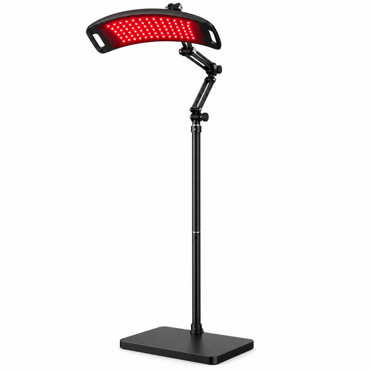 660nm Red Light & 850nm Near-Infrared Therapy Panel with Adjustable Stand – Dual Wavelength LED Lamp