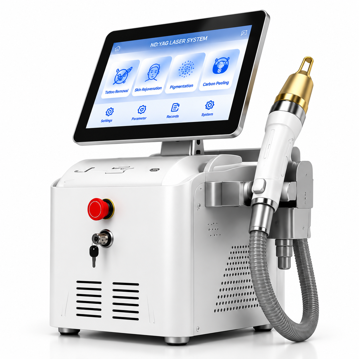 Professional Nd:YAG Laser Tattoo Removal Machine