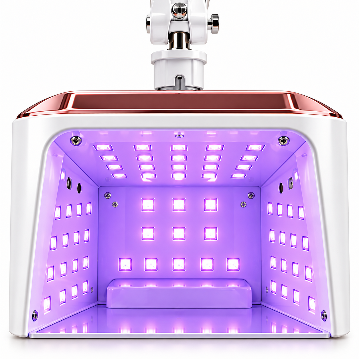 54W Cordless UV LED Nail Lamp with Adjustable Floor Stand – 360° Rotating for Manicure & Pedicure
