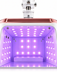 54W Cordless UV LED Nail Lamp with Adjustable Floor Stand – 360° Rotating for Manicure & Pedicure
