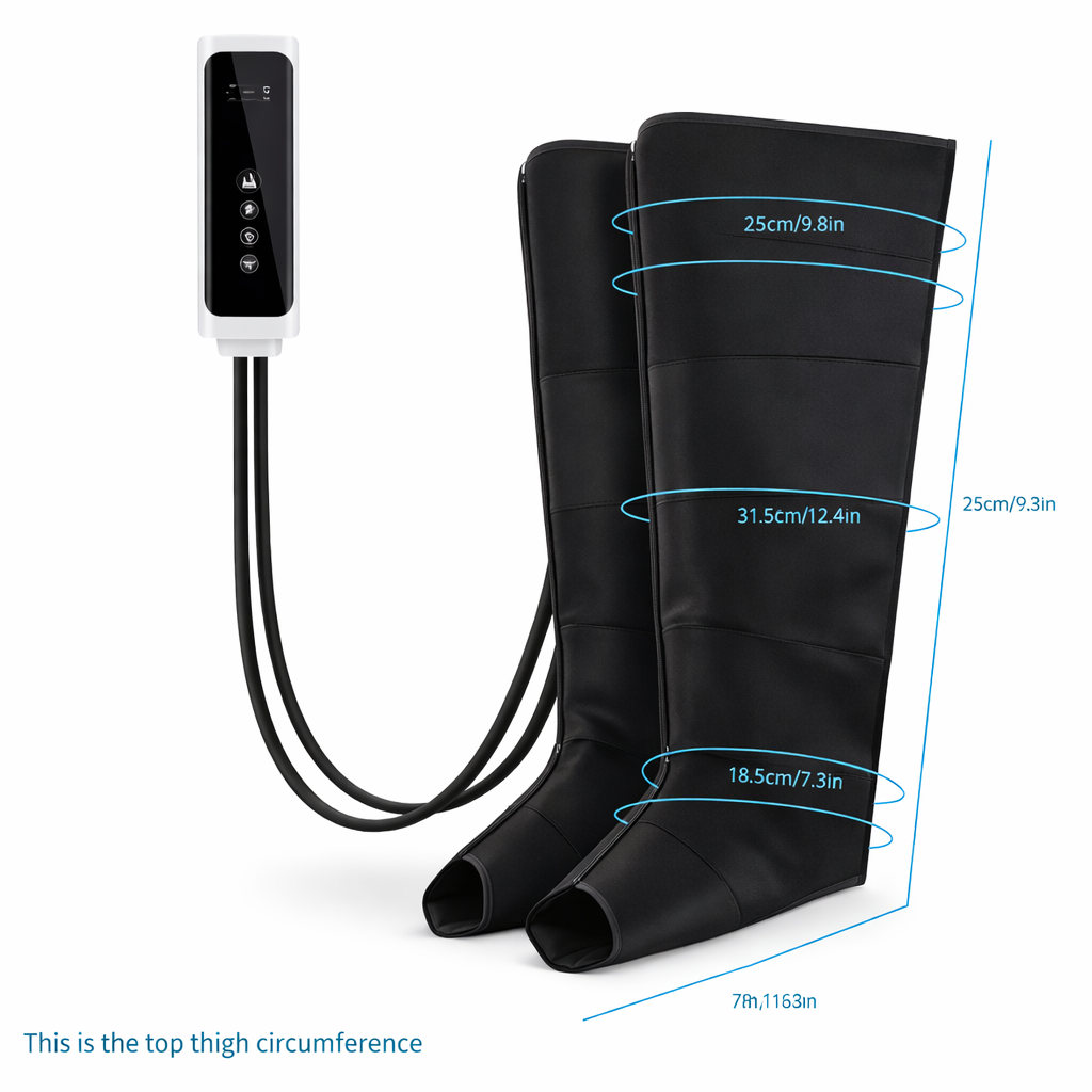 Professional Airwave Compression Leg Massager with Cotton Sleeve – For Post-Workout Relaxation