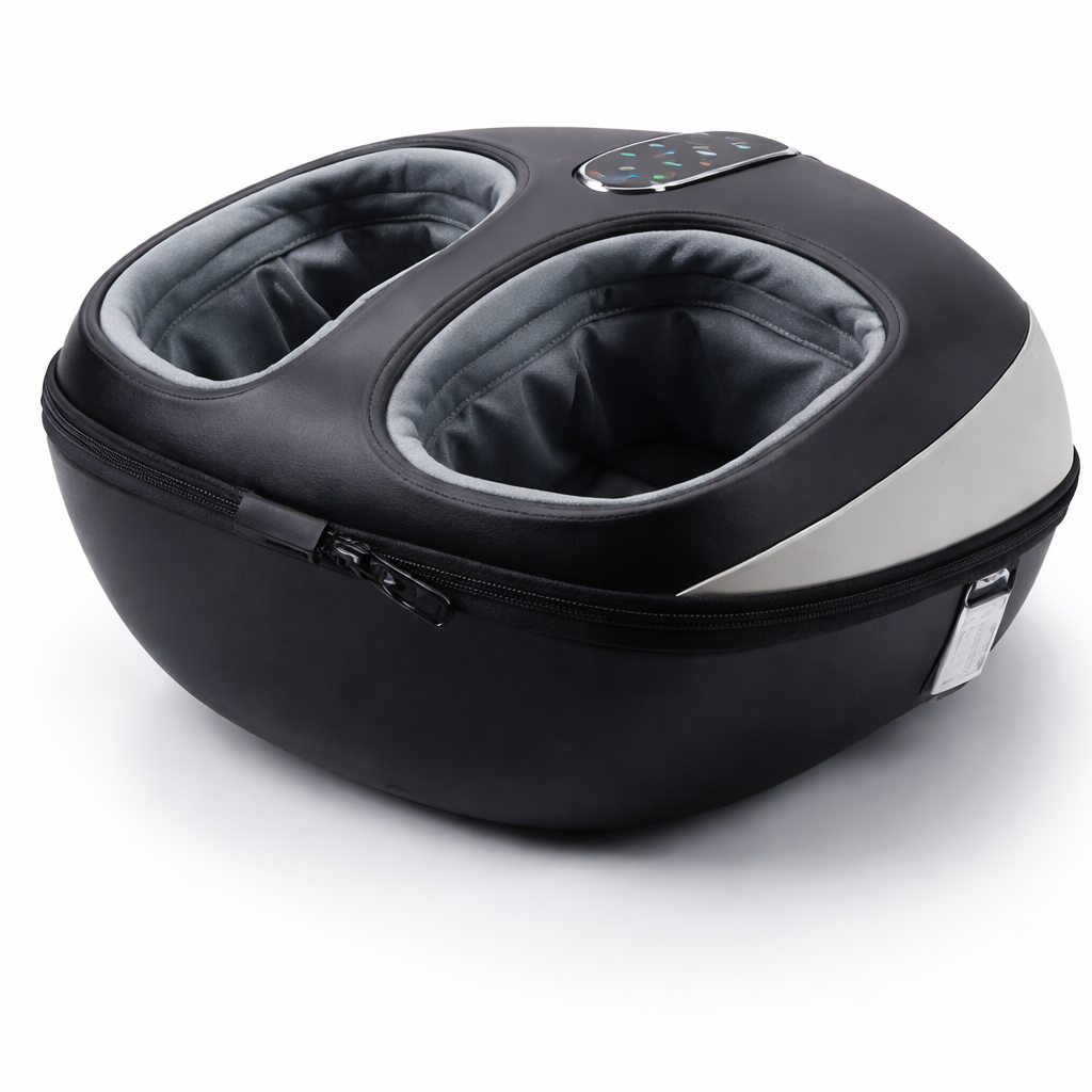 Theia Foot Massager Machine with Heat & Roller – Electric Fully Wrapped Foot Massage