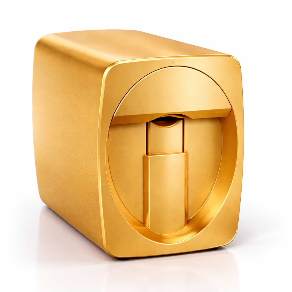 O2Nails X11 Deluxe Edition Gold Color – Mobile Nail Printer
