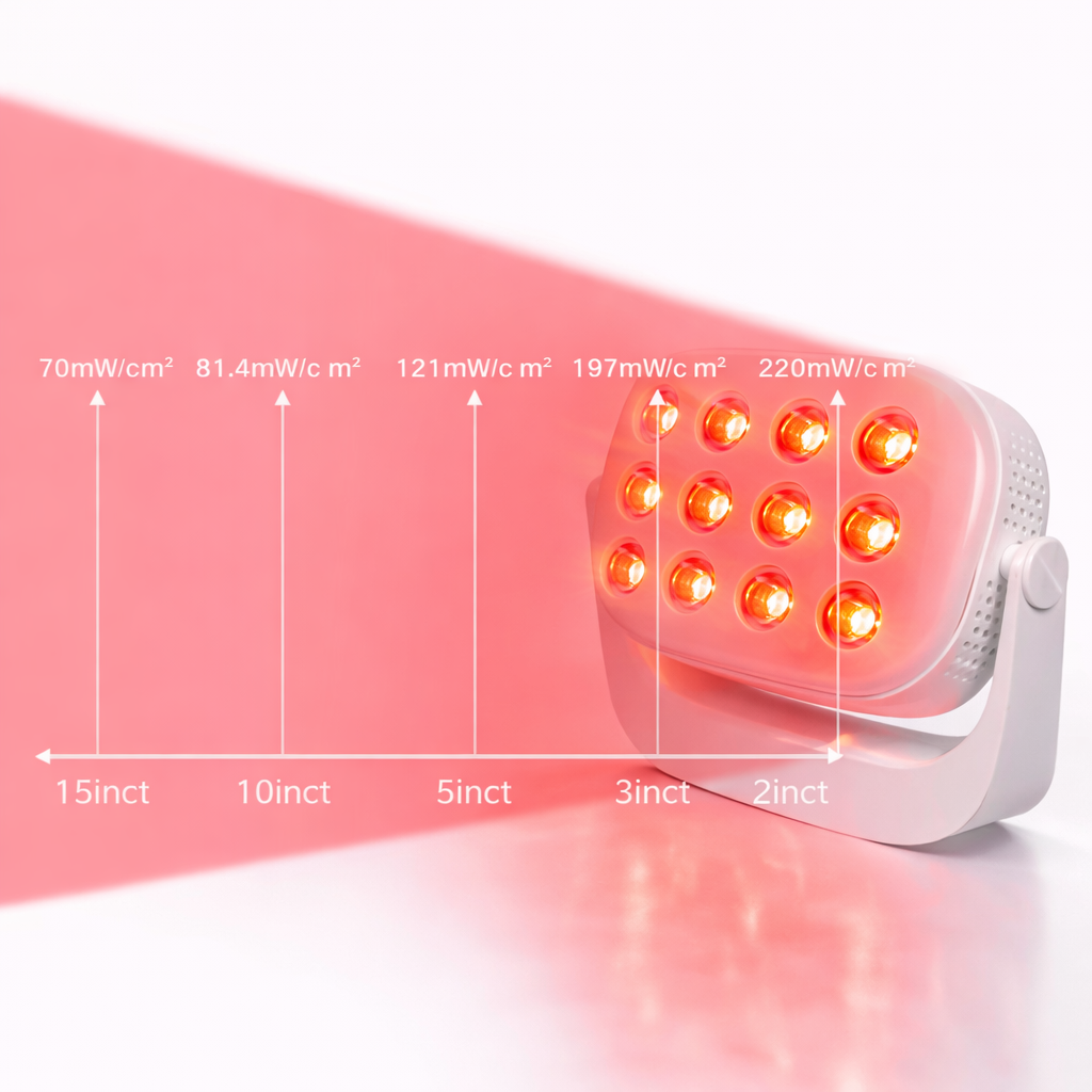 Red Light Therapy Panel Features 12 Leds for Effective 660nm/850nm Wavelength Treatment Infrared Led Light Panel