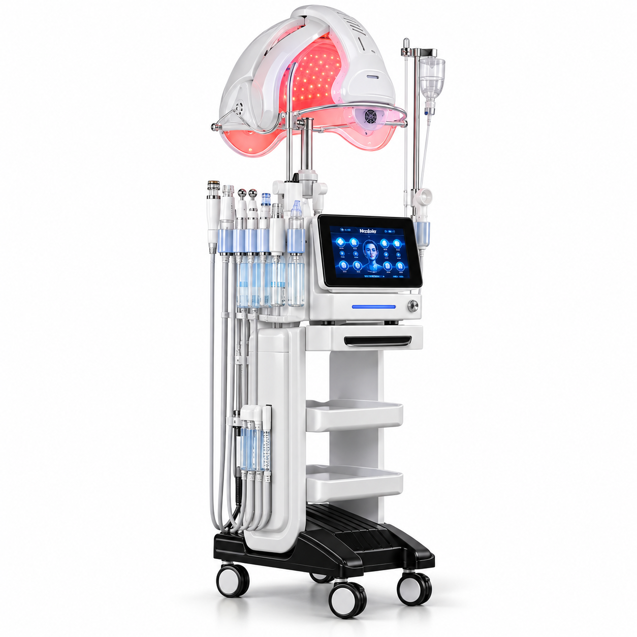 Professional H500 11-in-1 Hydro Oxygen Facial Machine with LED Dome – Advanced Salon Skincare System