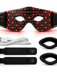 LED Red Light Therapy Eye Mask with 630nm & 850nm Light – Rechargeable Eye Care Device