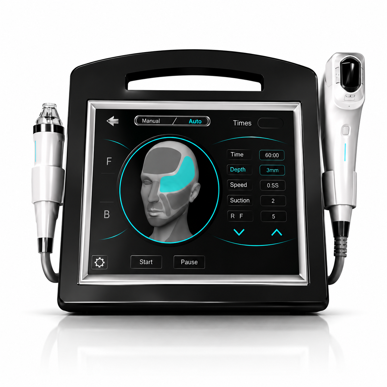 5D HIFU Ultrasound Machine 12-Line Professional System with 8 Cartridges