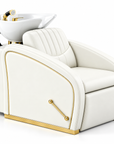 Luxury Backwash Shampoo Chair with Ceramic Basin