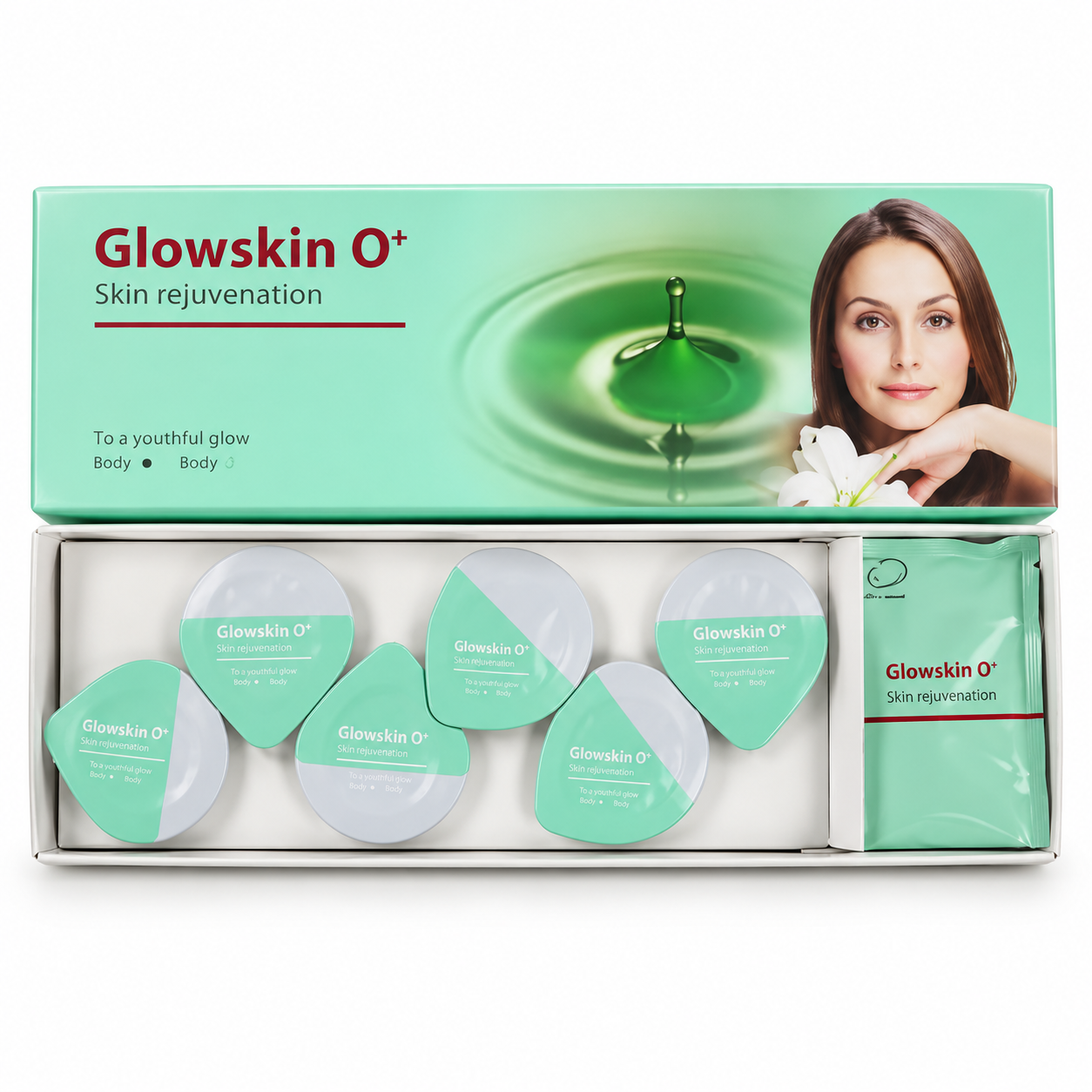 Glowskin O+ CO2 Oxygen Bubble Facial Capsules – Professional Facial Treatment Kit