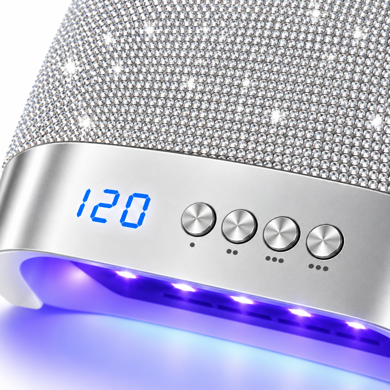 Diamond UV/LED Nail Lamp – 36 LEDs, Automatic Sensor, Digital Timer & Removable Magnetic Base