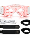 LED Red Light Therapy Eye Mask with 630nm & 850nm Light – Rechargeable Eye Care Device