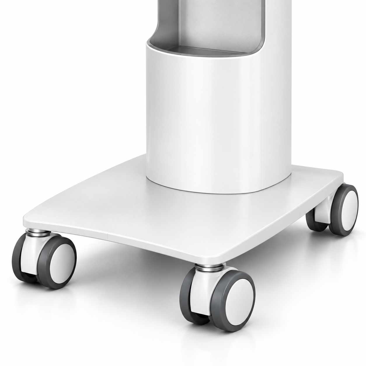 Professional Dental & Clinical Utility Trolley with Large Tool Tray, Storage Shelves & Lockable Wheels