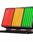LED Light Therapy Panel for Facial Skin Care – Desktop Photon Beauty Device with Red, Yellow & Green Light
