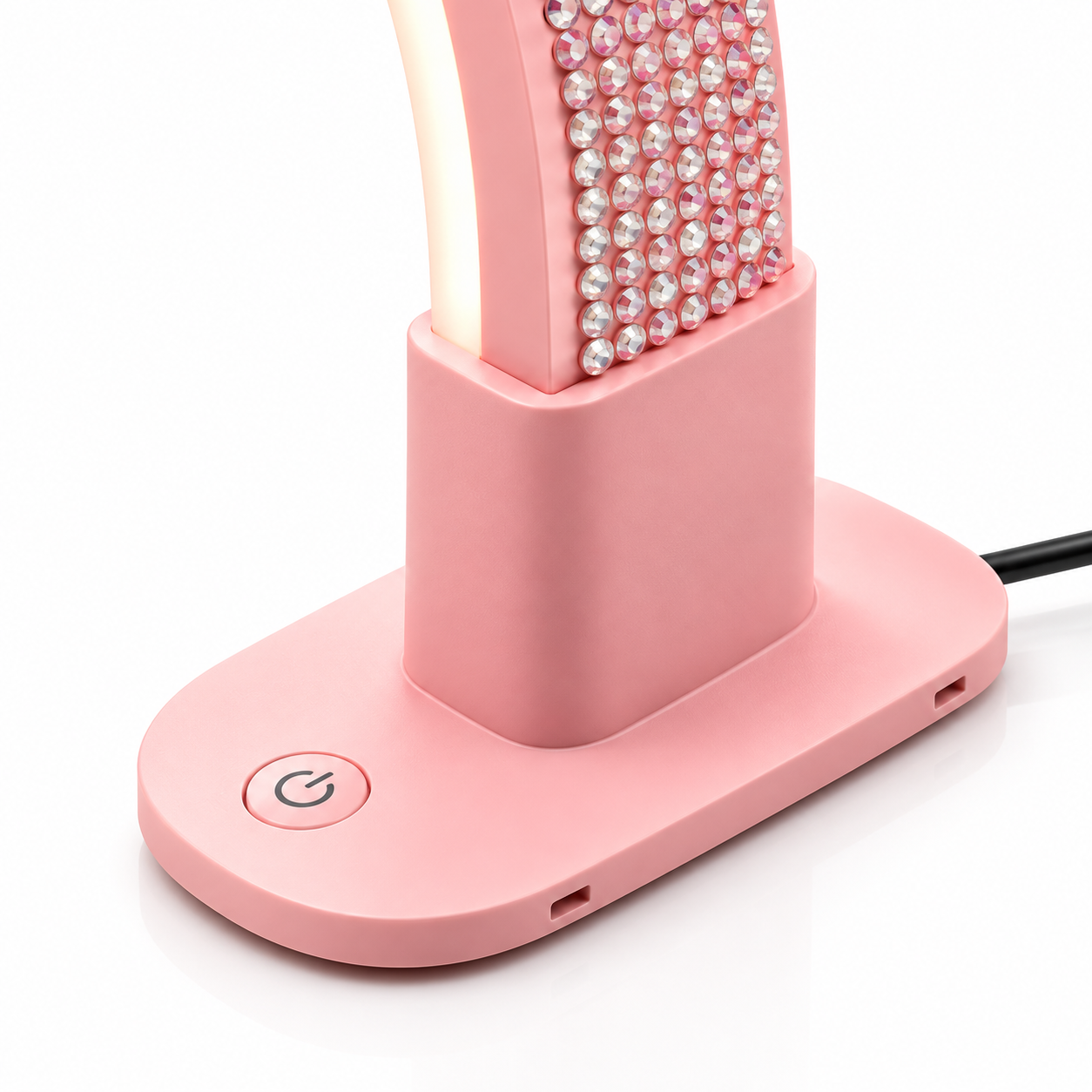 Luxury Crystal LED Nail Arch Lamp – 15W, 224 LEDs, 3-Color Professional Manicure Lighting