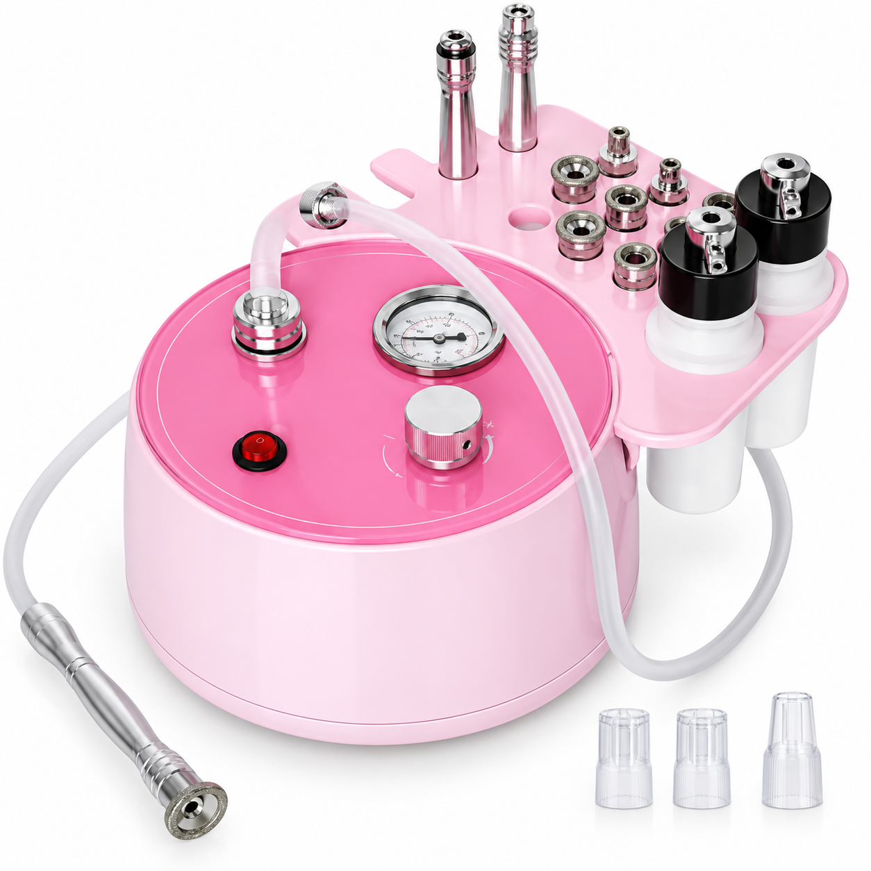 2-in-1 Diamond Microdermabrasion Machine with Vacuum, Spray Function & 9 Diamond Heads