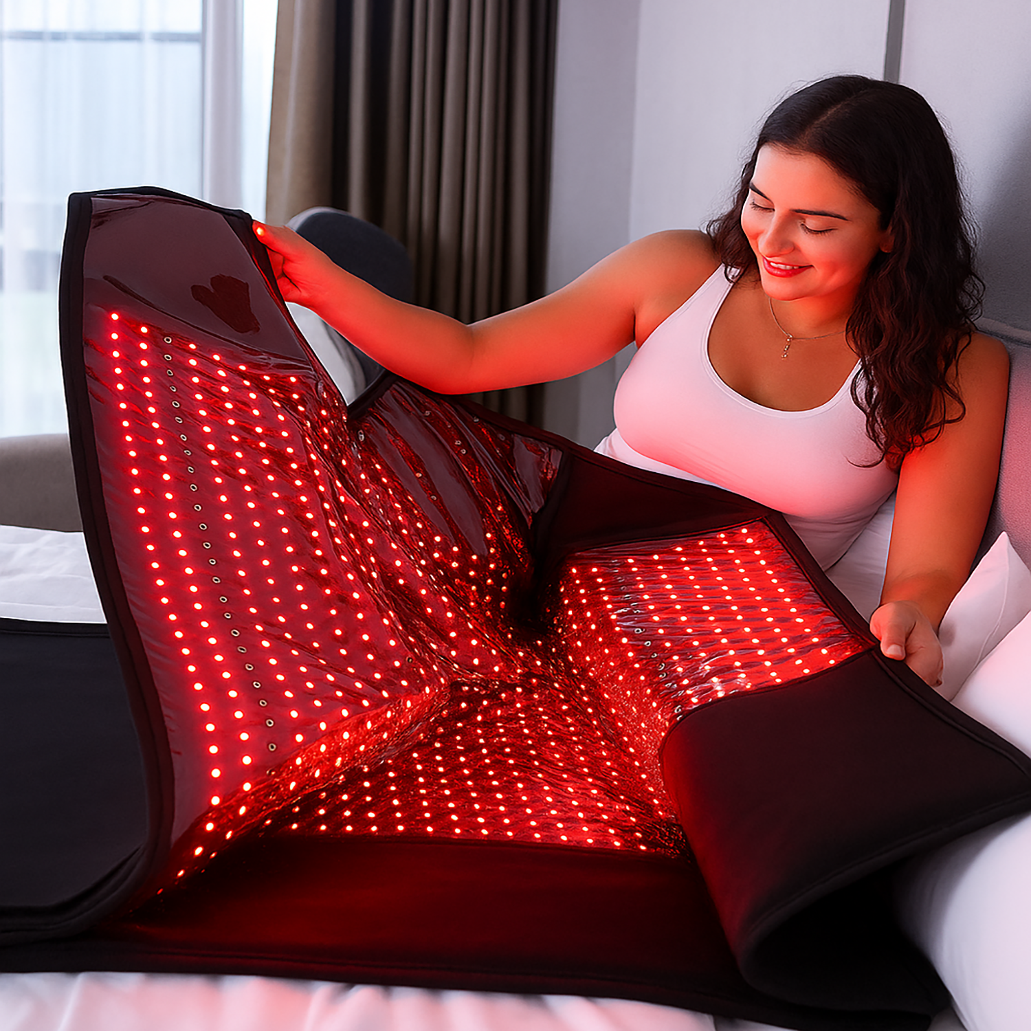 Theia Full Total Body Red Light Therapy Mat Strong 2320 LED’s (660nm and 850nm)