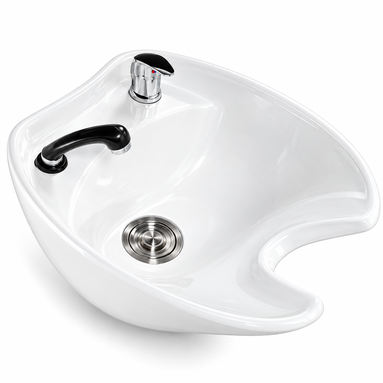 Luxury Backwash Shampoo Chair with Ceramic Basin