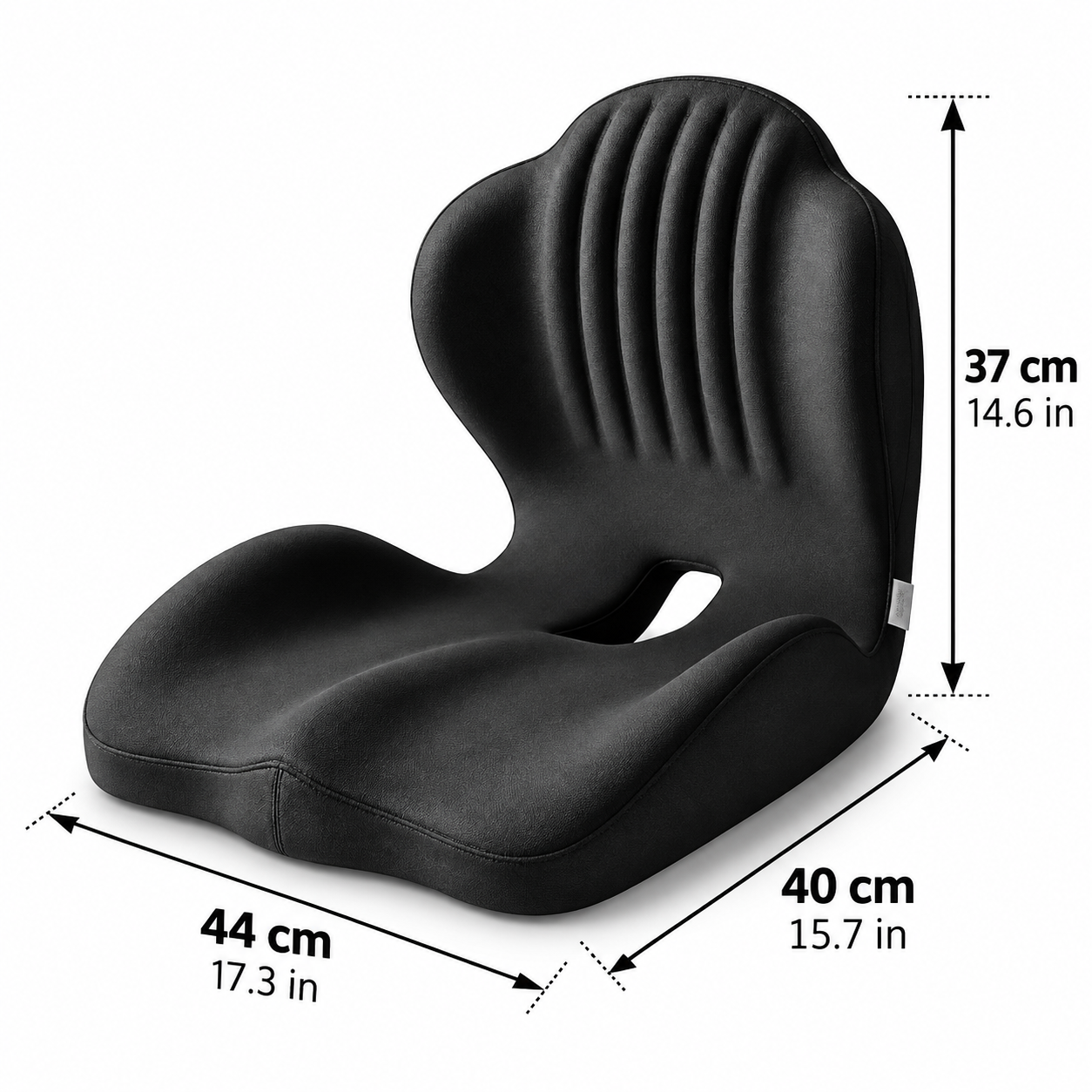 Ergonomic Memory Foam Seat Cushion with Lumbar Support
