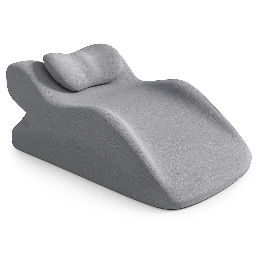 Prone Relax XL – Ergonomic Face-Down Memory Foam Pillow for Stomach Sleeping, Reading and Relaxed Prone Positioning