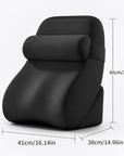 Ergonomic Backrest Pillow with Neck Support – Adjustable Reading & Sitting Cushion for Bed and Sofa