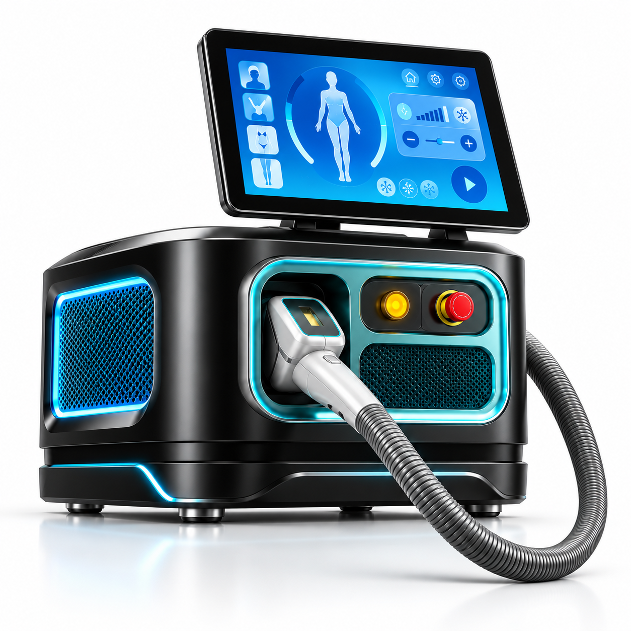 2026 AI Intelligent 4-Wavelength Diode Laser Hair Removal System – FAC Technology & TEC Cooling | Professional Edition